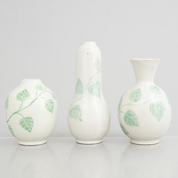 Anna-Lisa Thomson, vaser, 3 st, Upsala-Ekeby.