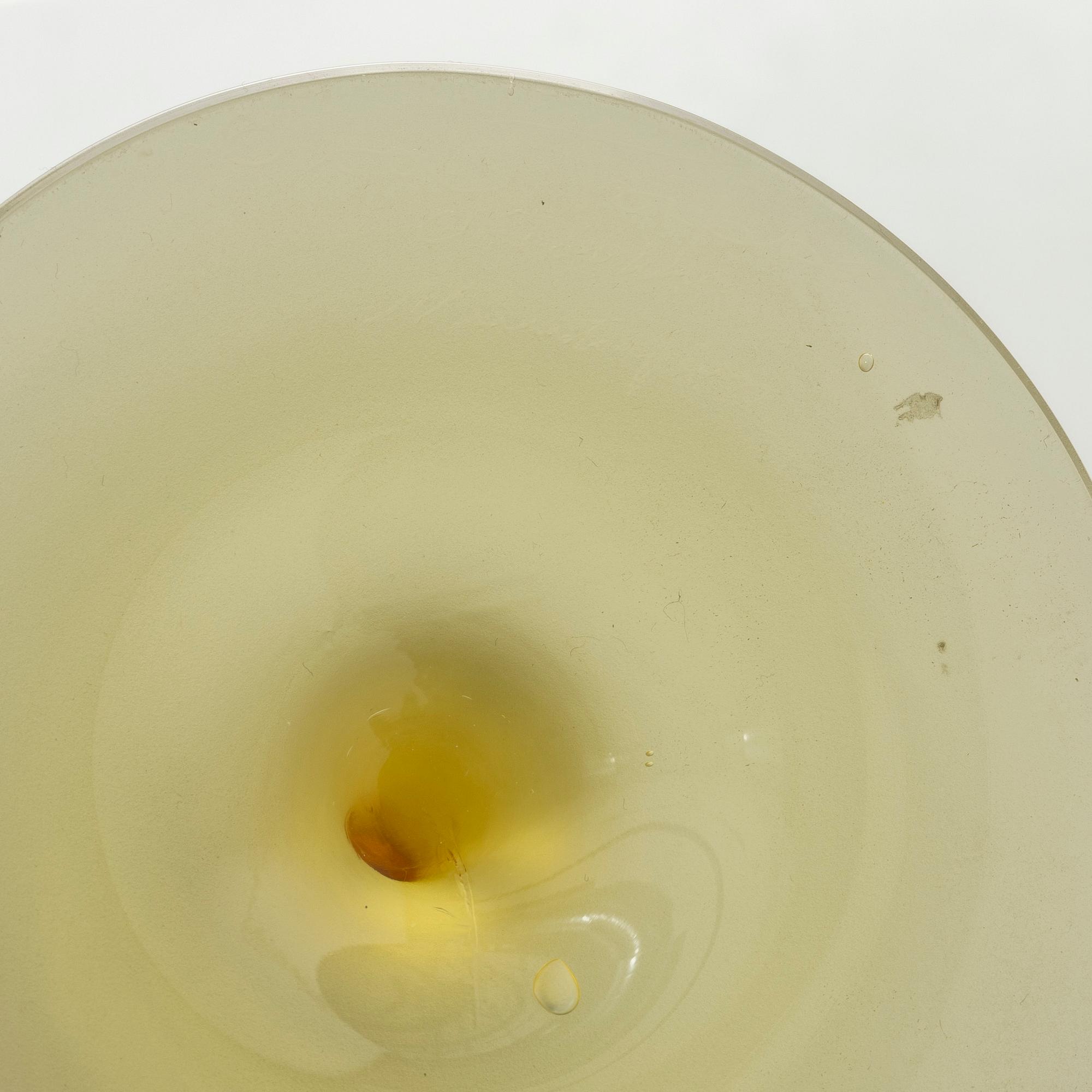 Oiva Toikka, pokaler, 3 st, glas, "Paletti", Nuutajärvi, Finland.