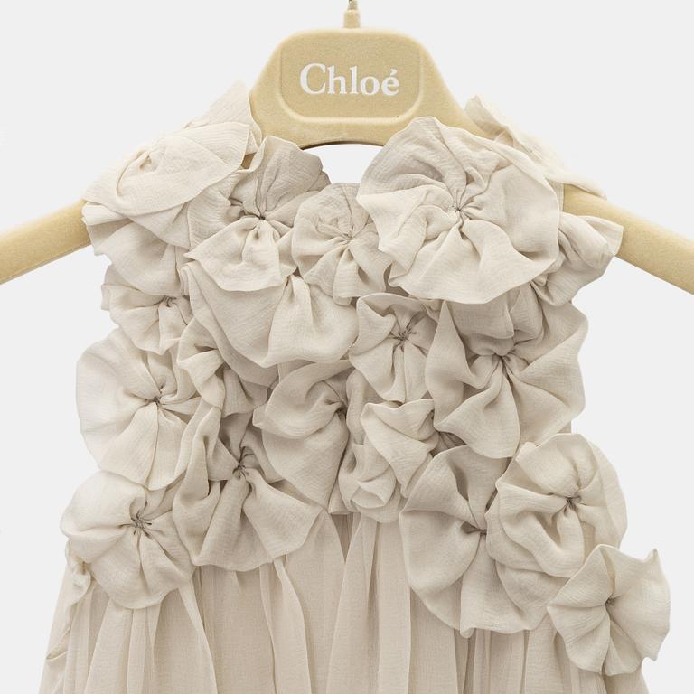 Chloé, a silk top, size 34.