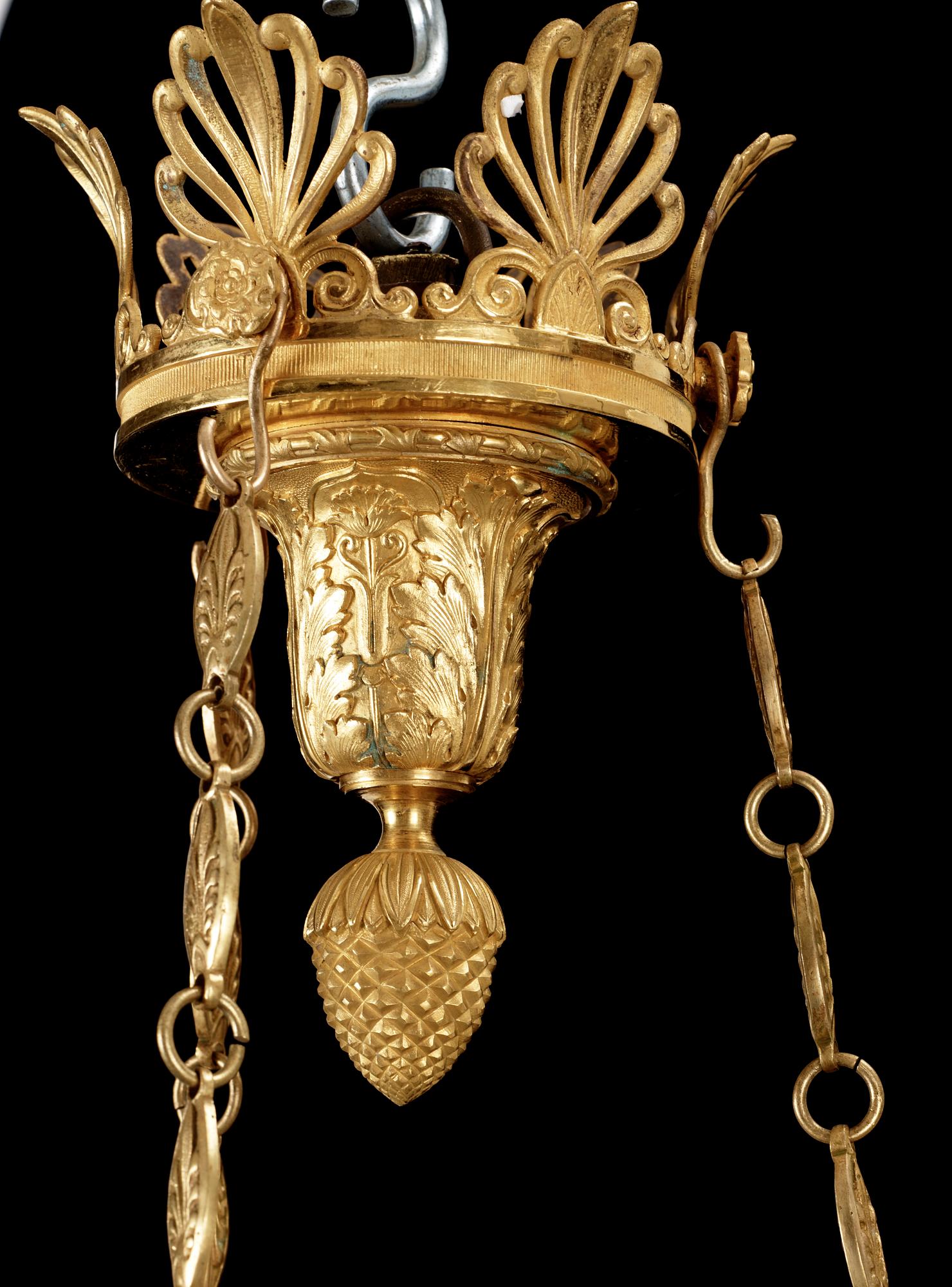 A hanging-lamp, 19/20 th century.