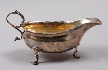 GRÄDDSNIPA, silver, London 1700-tal.
