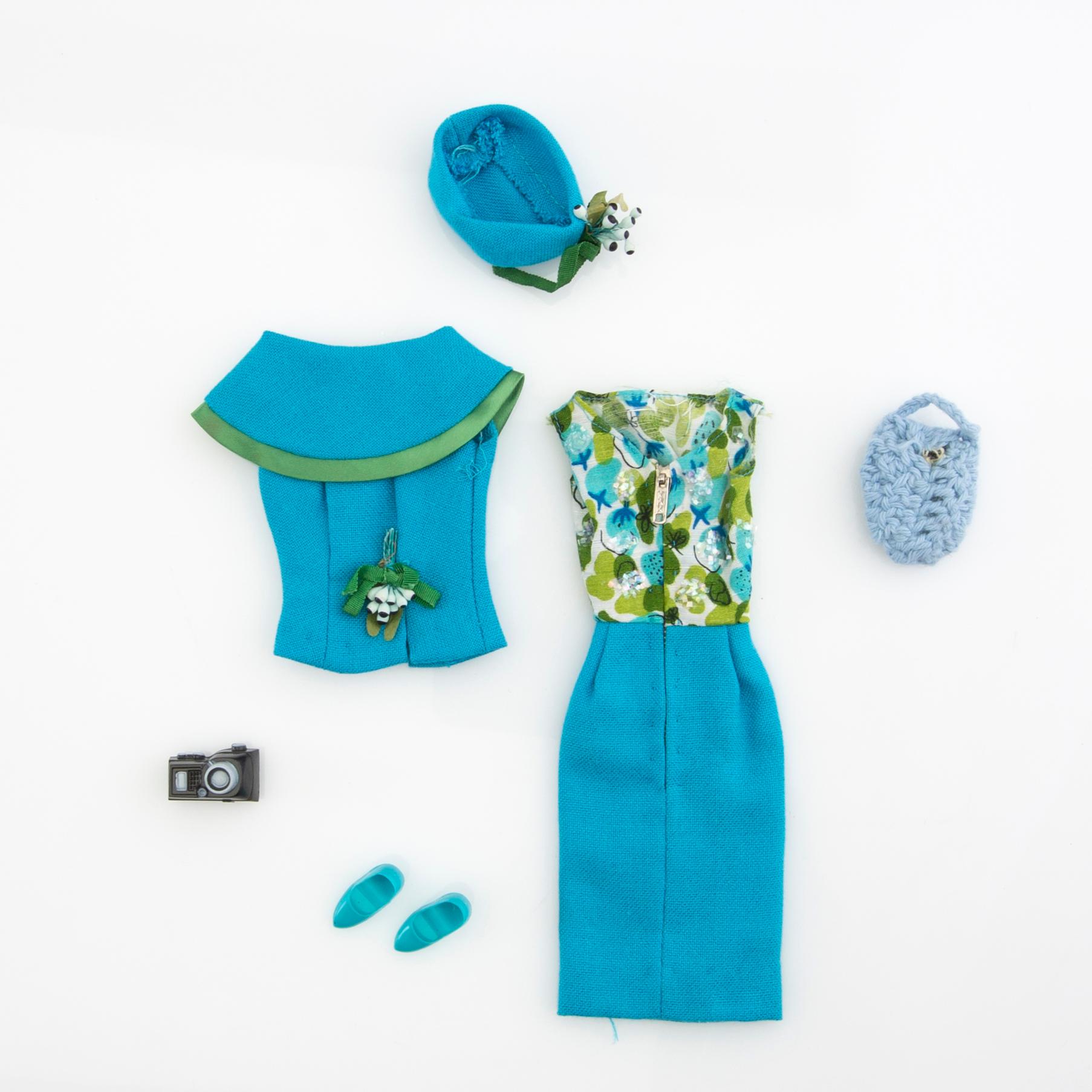 Barbie clothes 4 sets. Vintage including "Fashion Editor" Mattel 1965. "Stormy Weather" Mattel 1963-64.