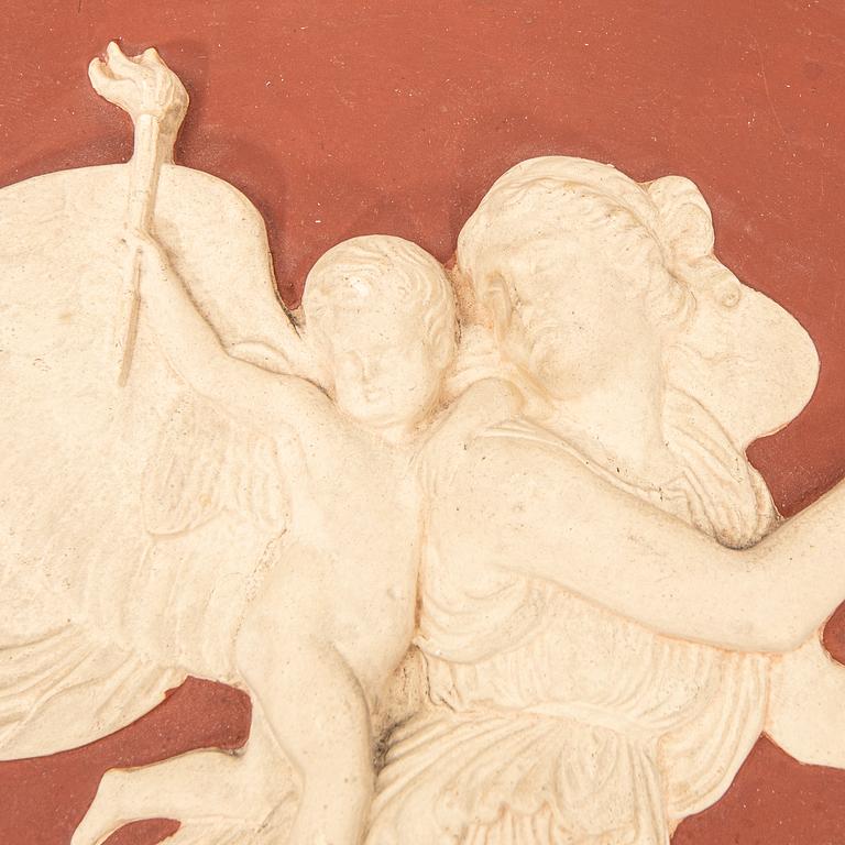 Bertel Thorvaldsen, efter reliefer ett par Upsala Ekeby 1900-talets första hälft.