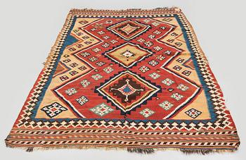 A Qashqai Kilim carpet, South Persia ca. 246 x 156 cm.