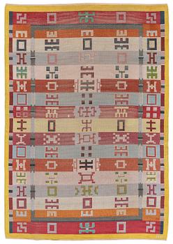 271. Agda Österberg, a knotted pile carpet, c. 354 x 245 cm, signed AÖ.