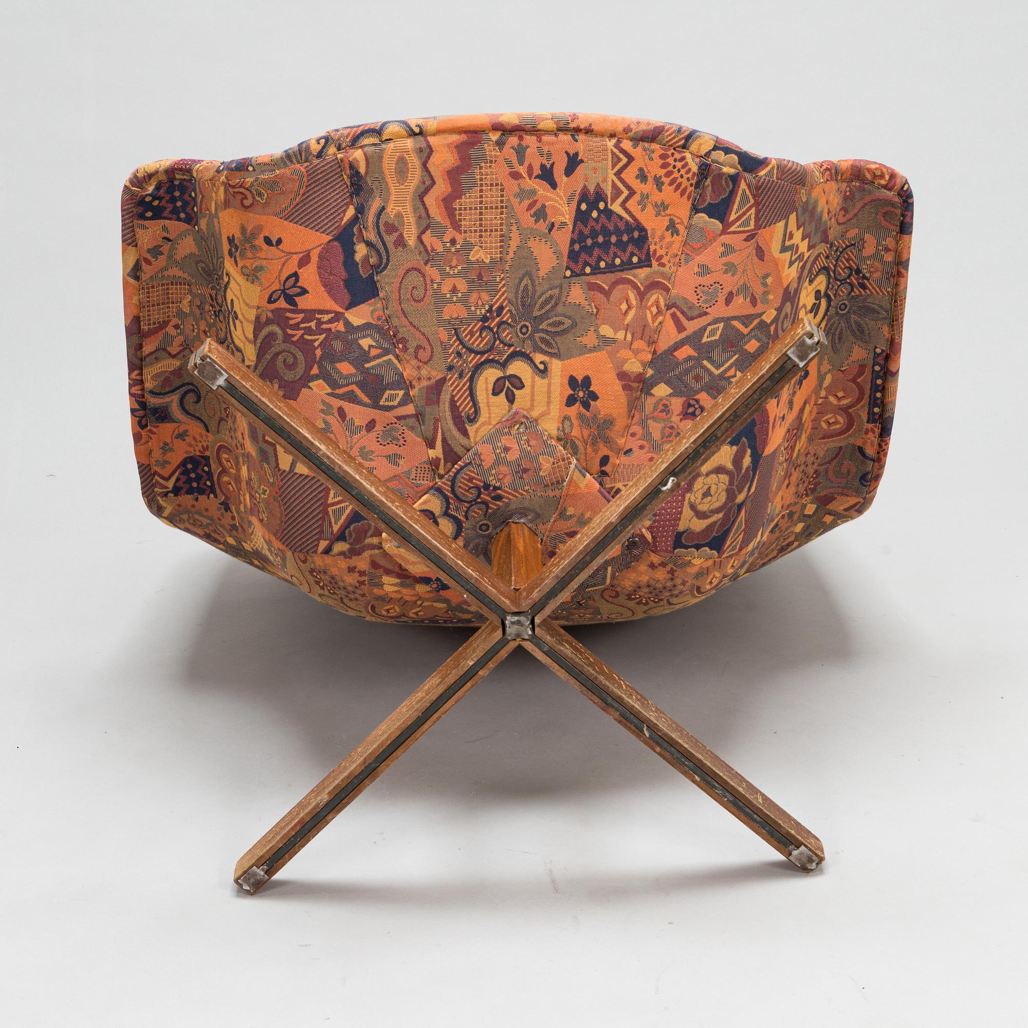 Carl Gustaf Hiort af Ornäs, A 1960s 'Caravelle' armchair for Puunveisto Oy - Wood work Ltd.