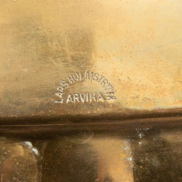 Lars Holmström tray 20th century, Arvika.