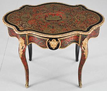 SALONGSBORD, barockstil, boullestil, 1800-talets slut.