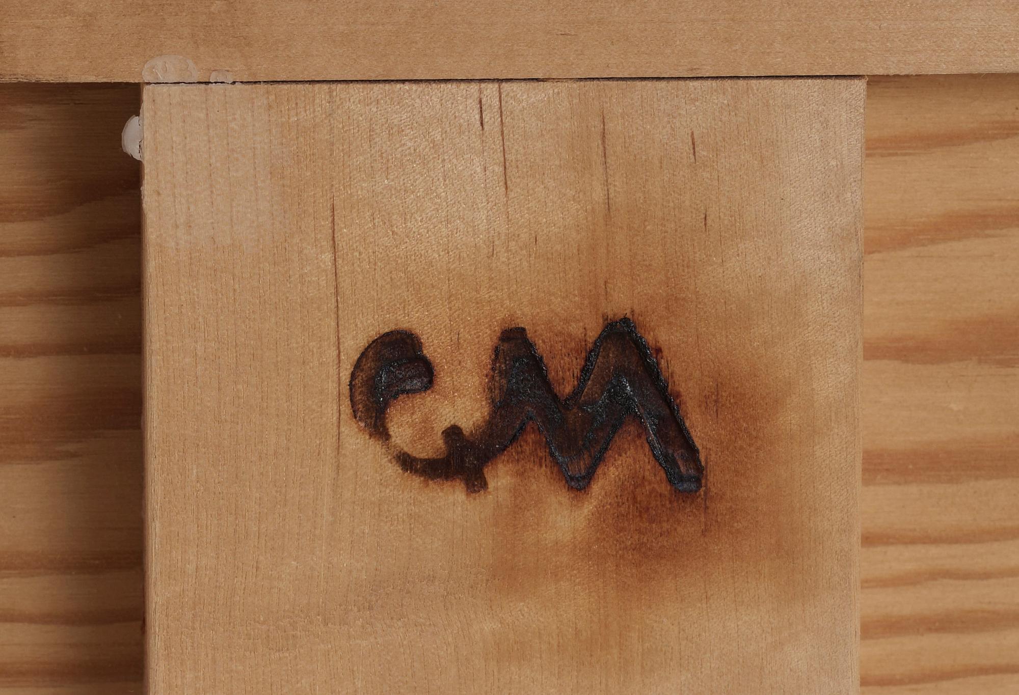 SOFFA, Carl Malmsten, brännmärkt CM.
