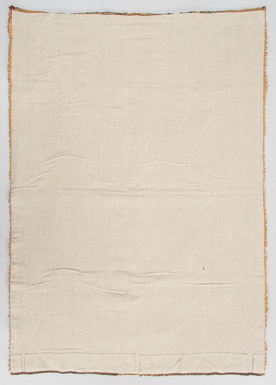 Ryijy, kansanomainen, päivätty 1817 Suomi. Noin 180 x 130 cm.