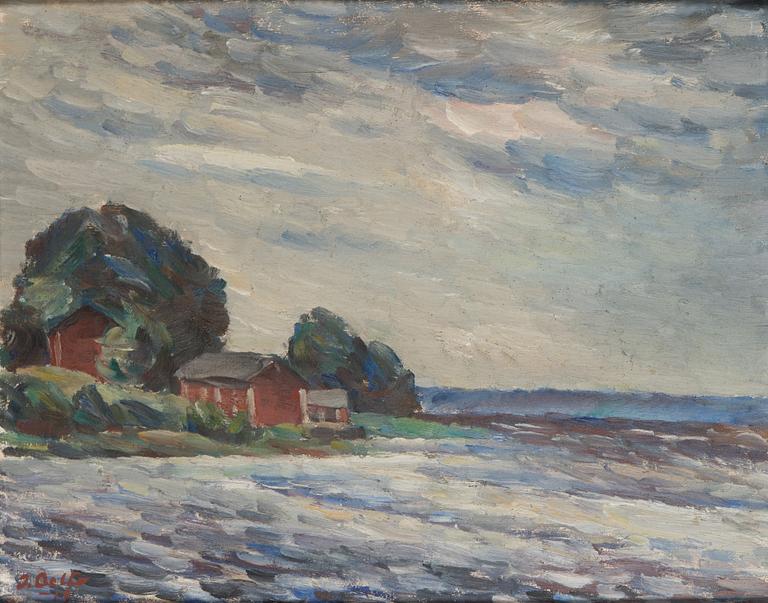 Ilmari Aalto, öljy kankaalle, signeerattu ja päivätty -19.