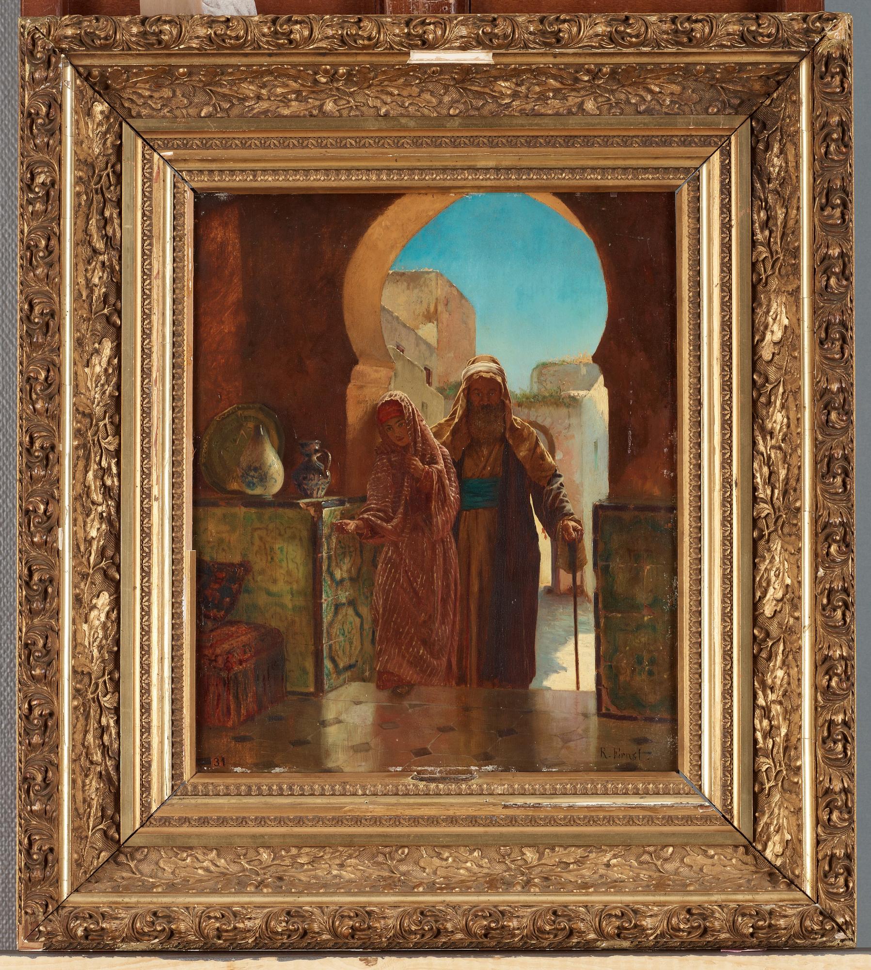 Rudolf Ernst, Inträde i palatset.