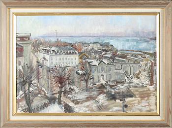 KJERSTIN DAHLÉN-LUNDGREN, olja på duk, signerad.