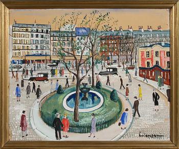 LUCIEN GENIN, gouache, sign.