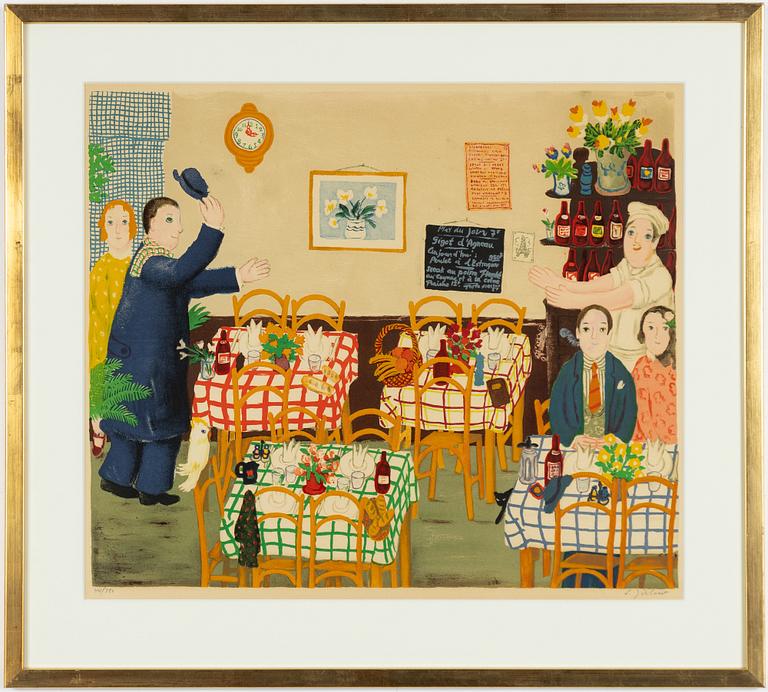 Lennart Jirlow, "Restauranginteriör".