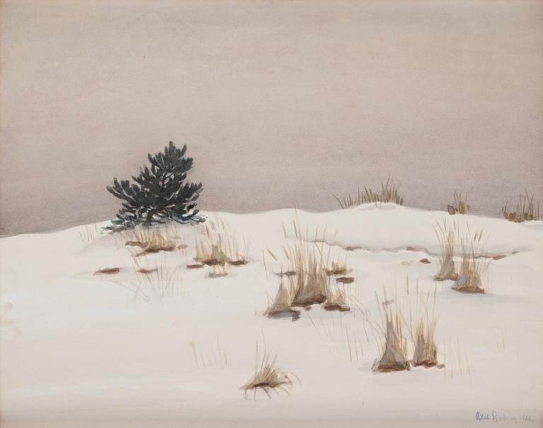 Axel Sjöberg, Winter, Sandhamn.