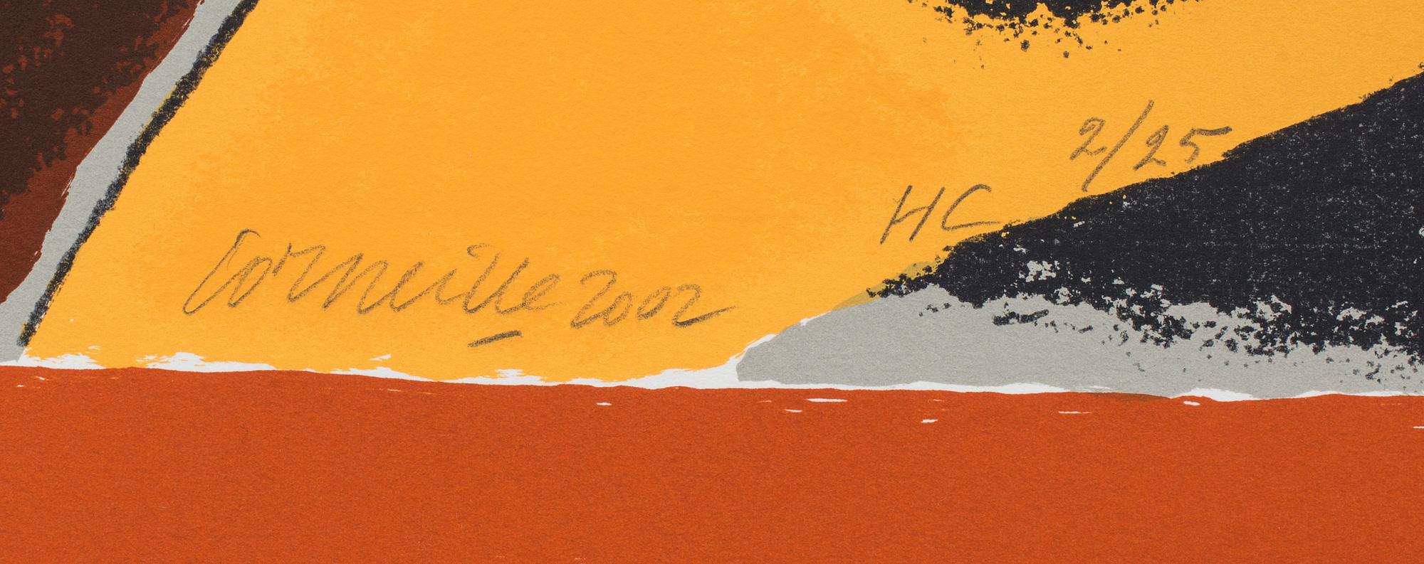 BEVERLOO CORNEILLE, färgserigrafi, signerad och numrerad HC 2/25, daterad 2002.