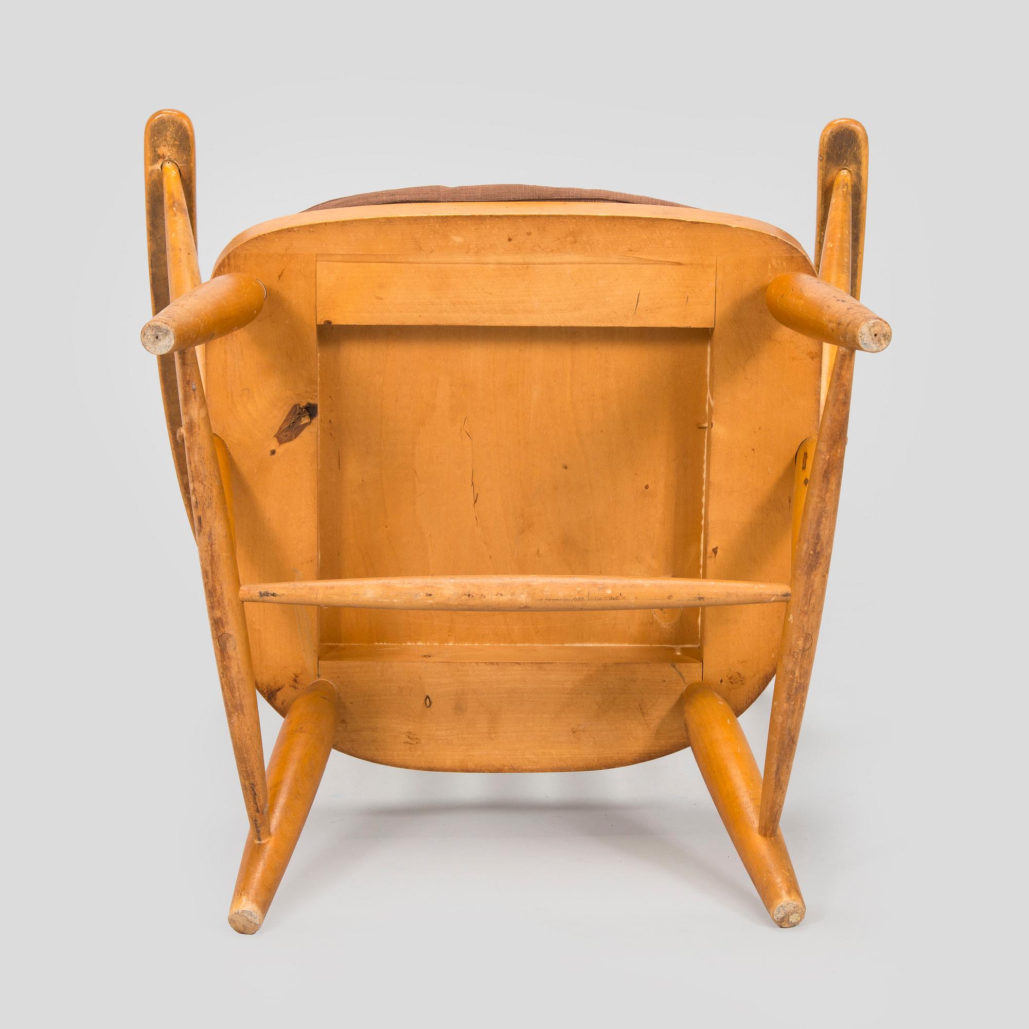 Karmstol, 1900-talets mitt.