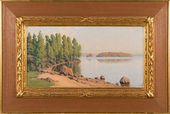 Felix Frang-Pahlama, öljy levylle, signeerattu ja päivätty 1920.
