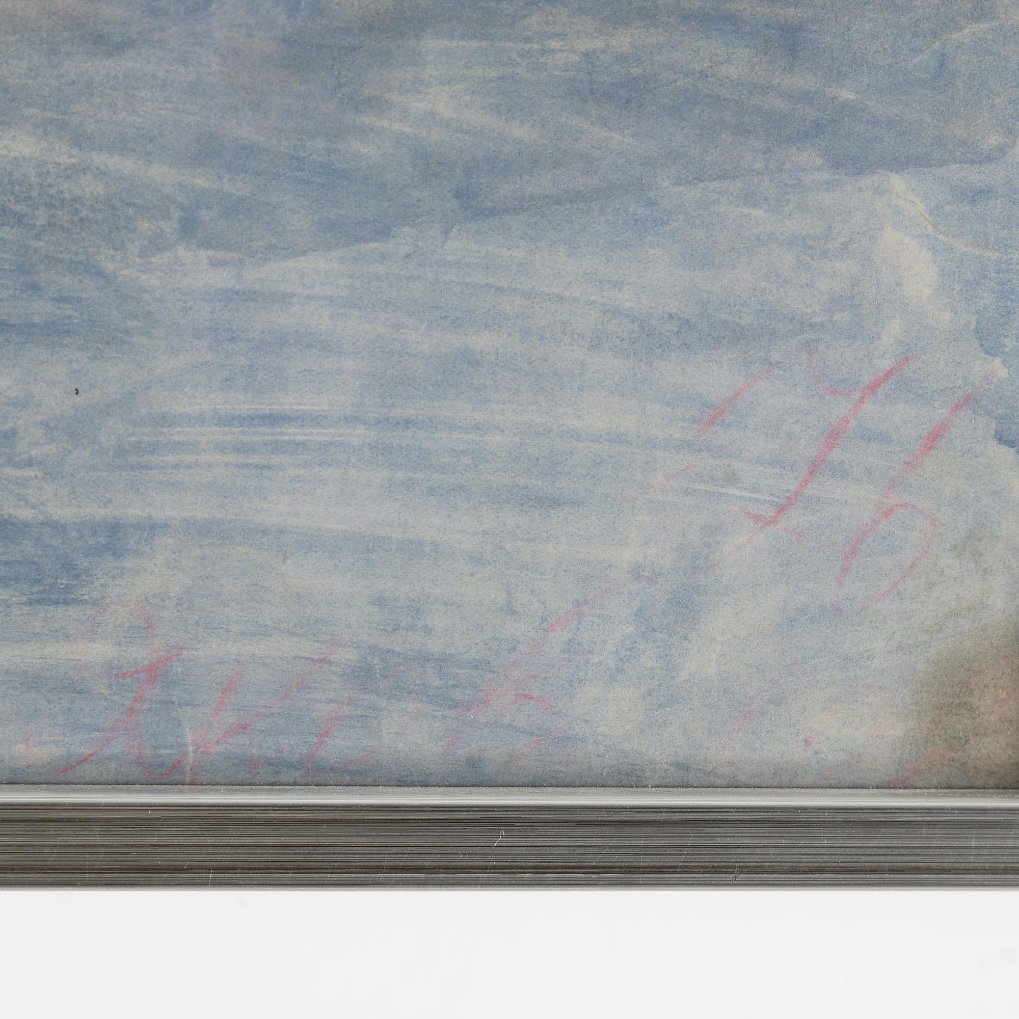 VLADIMIR YAKOLEV, mixed media on paper, signed.