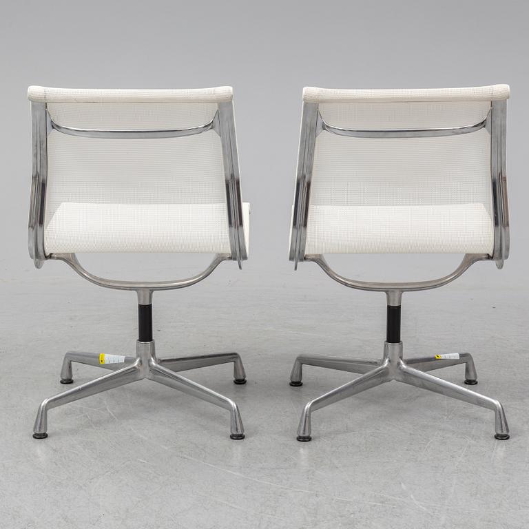 CHARLES & RAY EAMES, a pair of 'EA 101' chairs, Vitra.