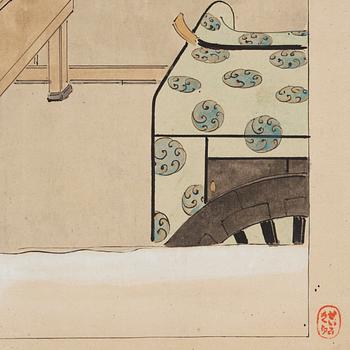 MAKIMONO, Japan, tidigt 1900-tal.