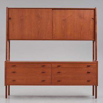 Hans J. Wegner, a teak sideboard/ cabinet, "RY20", Ry Møbler, Denmark 1955.