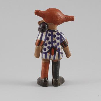 FIGURIN, stengods, "Pippi Långstrump", Lisa Larson, Gustavsberg, 1900-talets andra hälft.