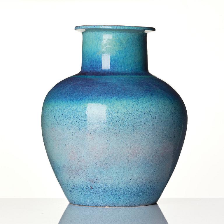 Sven Wejsfelt, a stoneware floor vase, Gustavsberg Studio 1983.