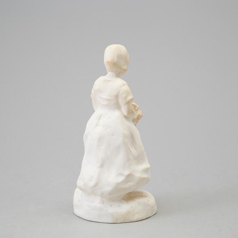 RUTH MILLES, signed, plaster.