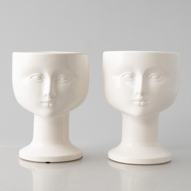 Lisa Larson, vaser, ett par, K-Studion, Gustavsberg.