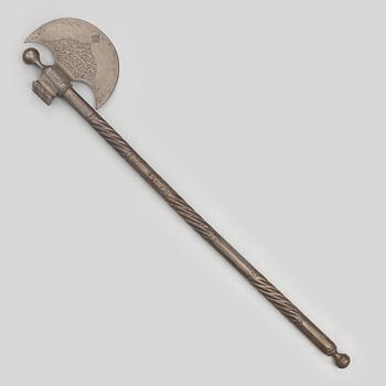 An Indian axe, 19th /20th century.