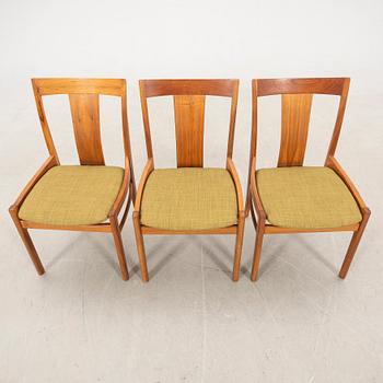 Carl-Evert Ekström chairs, 3 pcs, Alb. Johansson & Söner, Hyssna, 1960s.