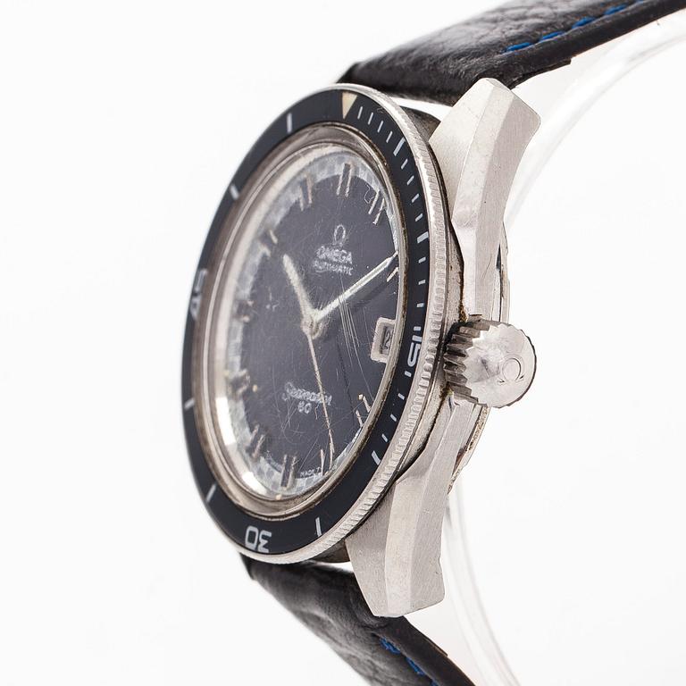 Omega, Seamaster 60, "Big Crown", rannekello, 37 mm.