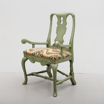 KARMSTOL, barock, 1700-tal.