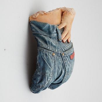 CAROLE FEUREMAN, plaster, 1981, signed and numbered 3/4 on verso.