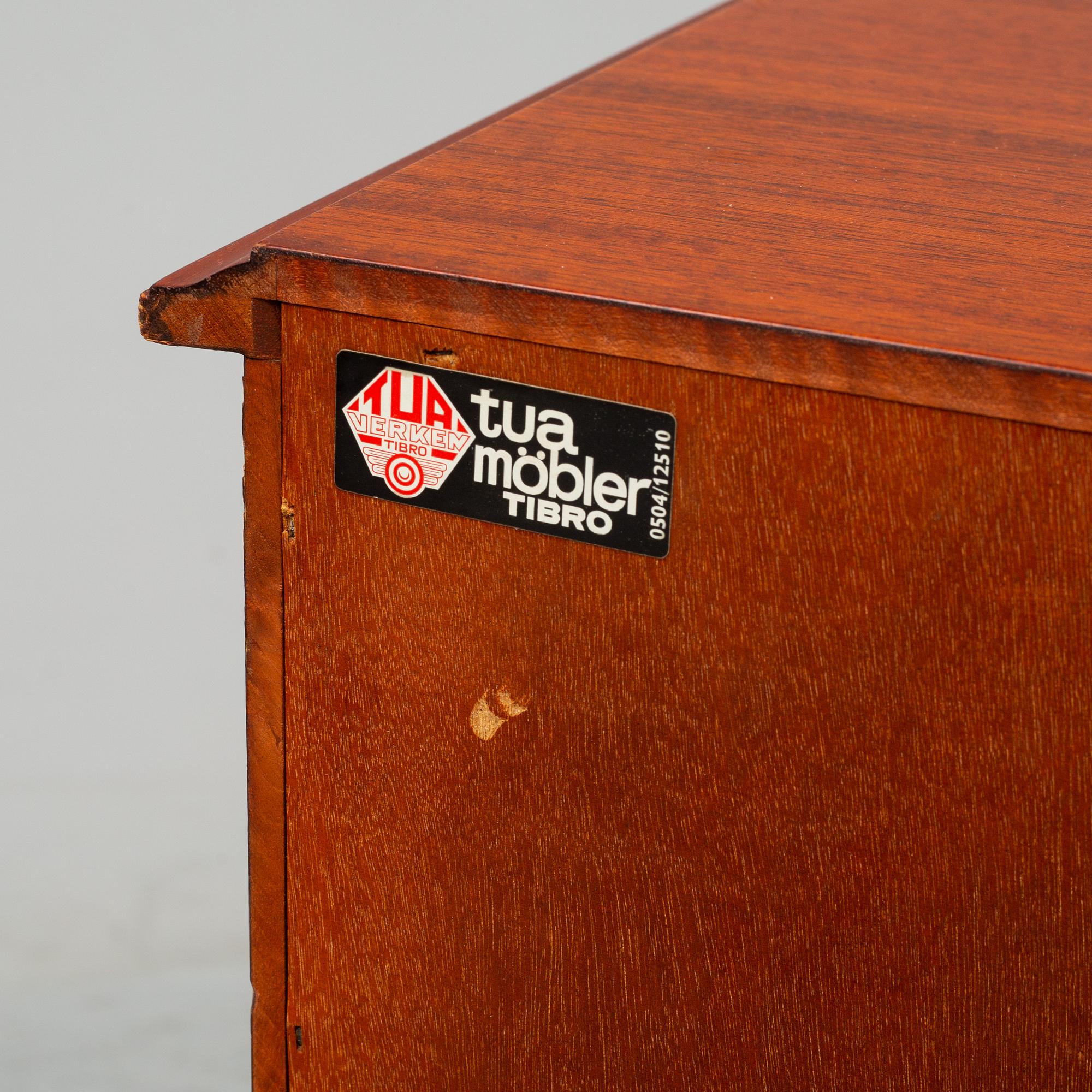 a late 20th Century sideboard.