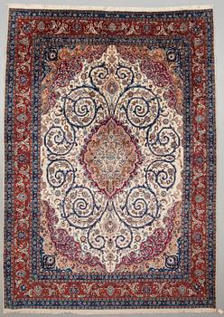 MATTA, old, Sarouk/Meshed, ca 410 x 295 cm.