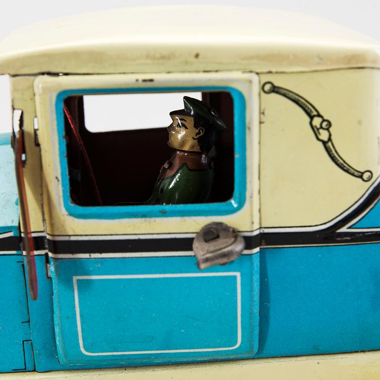 A tinplate limousine by Karl Bub, Germany, 1930s.