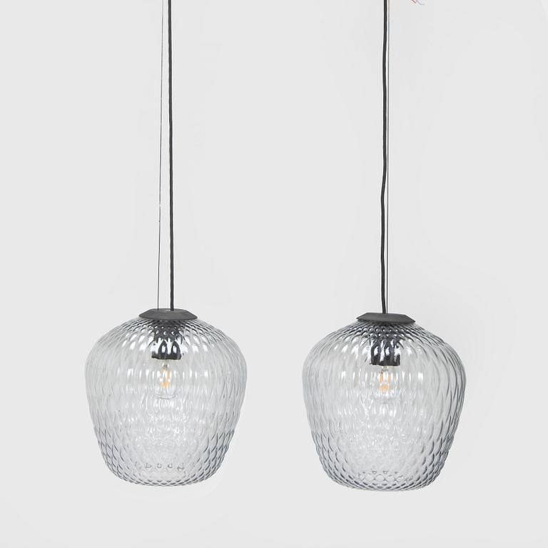 Samuel Wilkinson, a pair of “Blown” pendant lights, &Tradition.