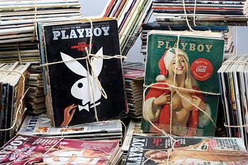 A set of 222 Playboy magazines 1964-1985.