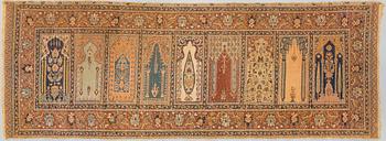 Matta, Kayseri Saff, merceriserad bomull, ca 220 x 80 cm.