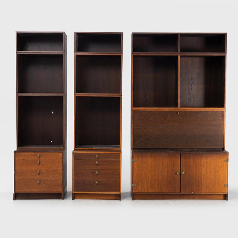 Børge Mogensen, shelving system with cabinets and drawers, "Öresund". Karl Andersson & Söner, second half of the 20th century.
