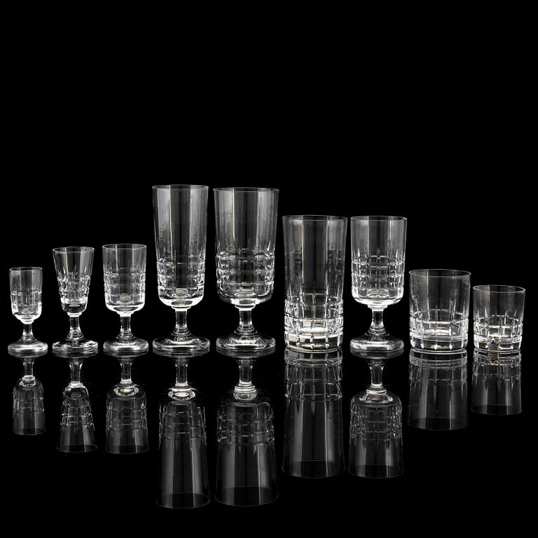 100 pcs of 'City' glasses by Vicke Lindstrand from Kosta.