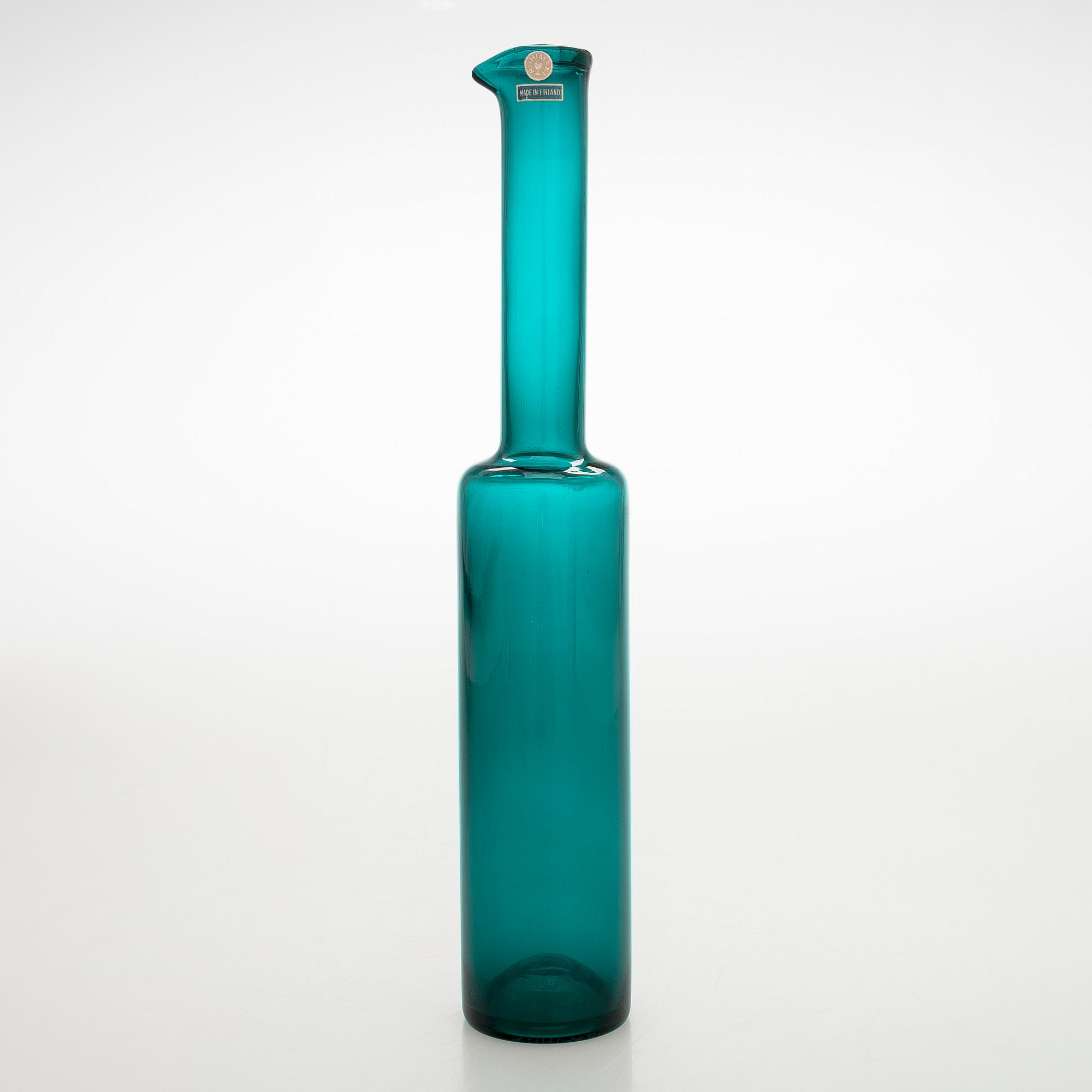 Nanny Still, a model '1734' glass bottle, signed Nanny Still Riihimäen Lasi O.Y.