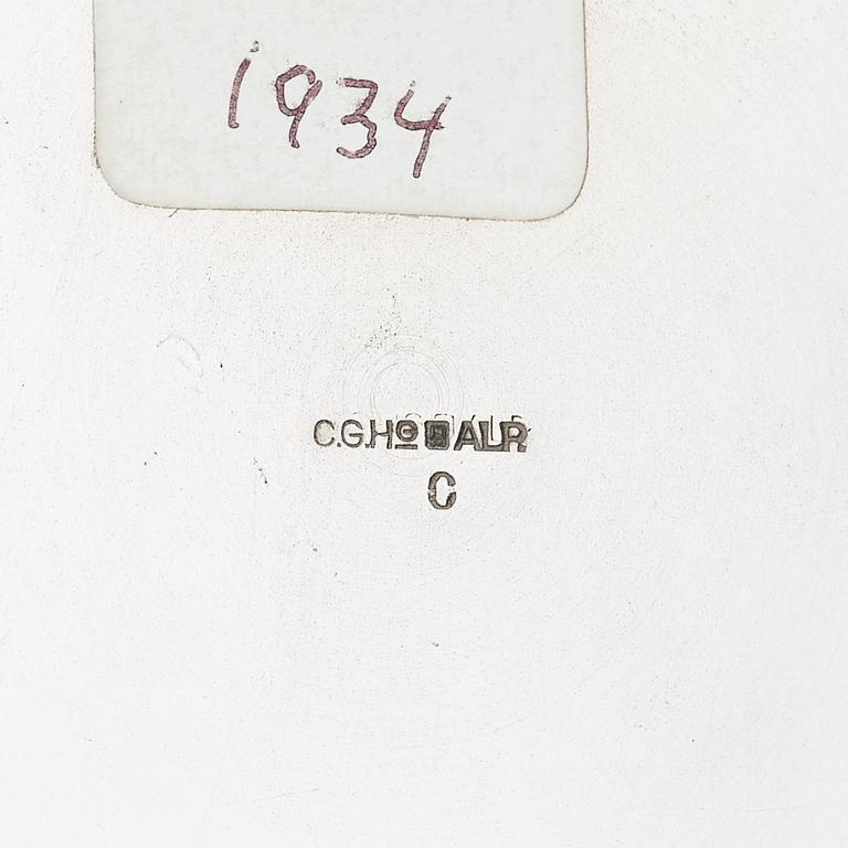 Sylvia Stave, cocktailshaker/barblandare, modell 3547, C.G. Hallberg, Stockholm 1930-tal. Formgiven år 1934.