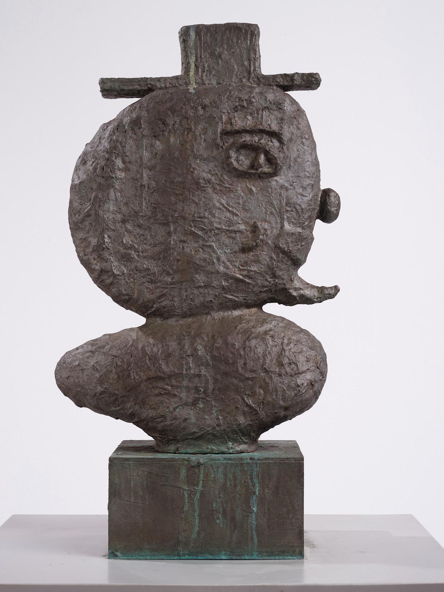 Donald Baechler, ”Man with Hat”.
