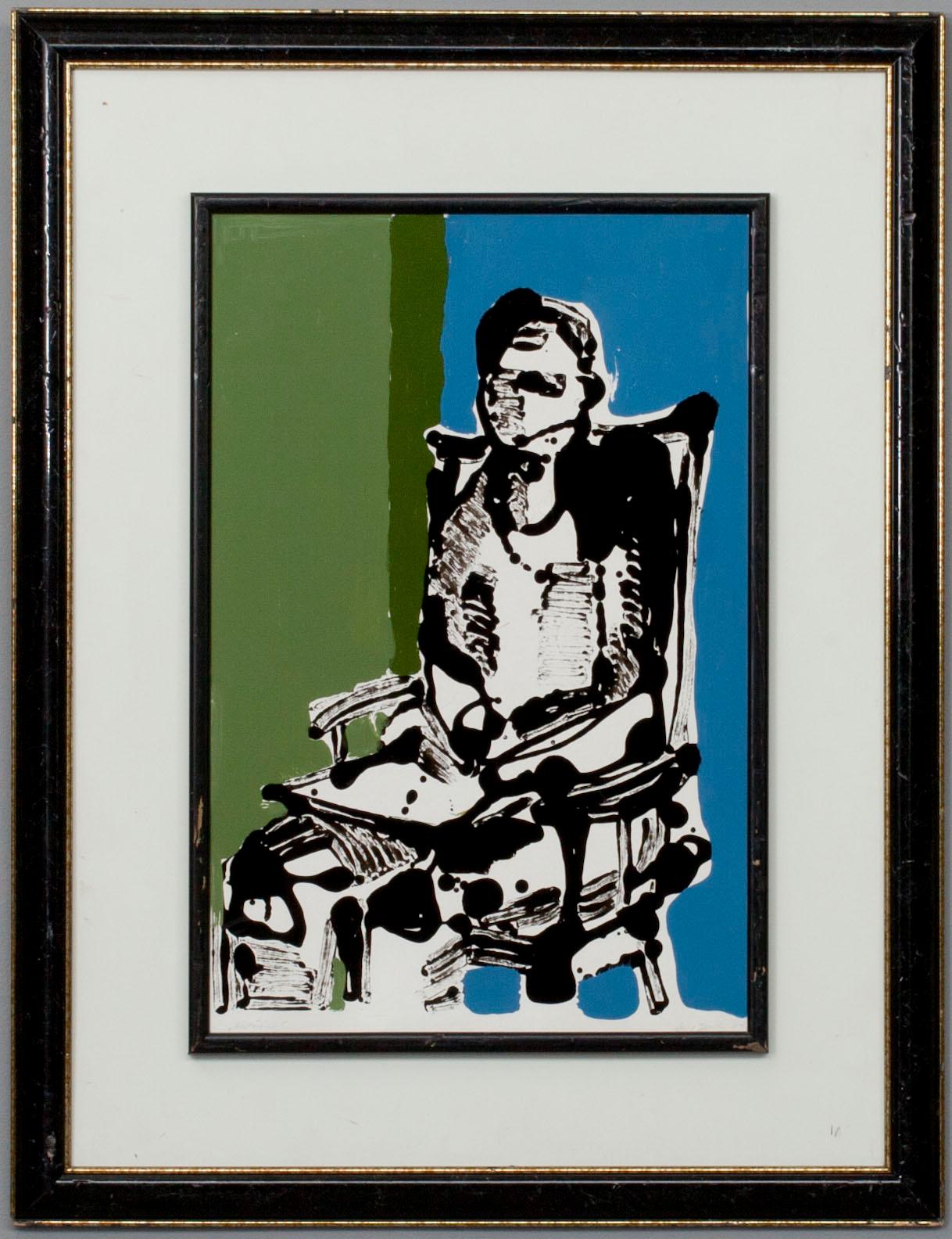 GUY FRISK, akryl på skiva, signerad och daterad -64.