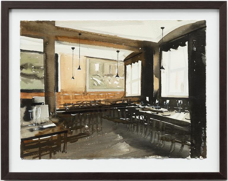 Peter Eugén, Room interior.