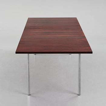 Hans J. Wegner, a rosewood "AT-322" table, Andreas Tuck, Denmark, 1960s.